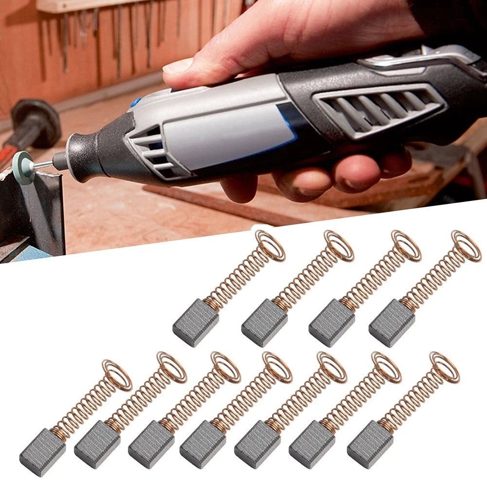 10Pcs Replacement Carbon Brushes for D4000 Rotary Tool