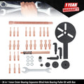 Set of 36 Bearing Pullers for Blind Hole Removal Tool & Separator Kit