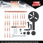 Set of 36 Bearing Pullers for Blind Hole Removal Tool & Separator Kit