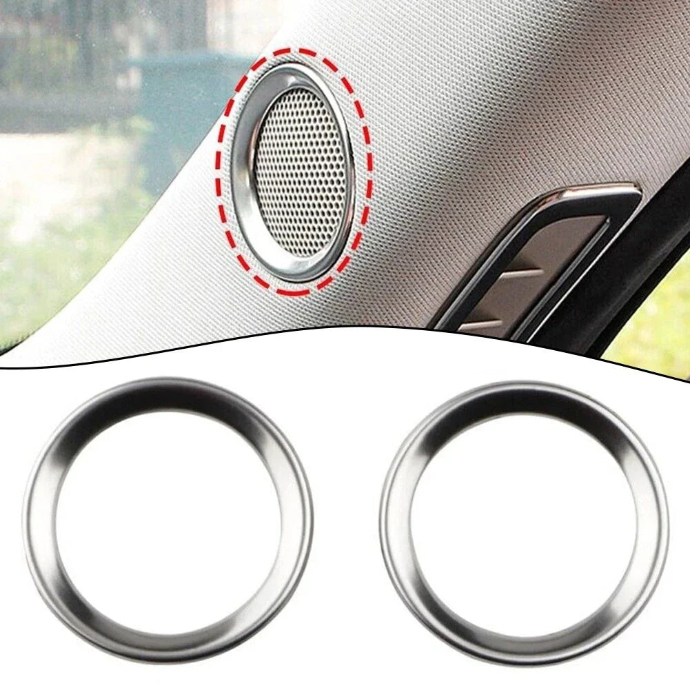 2 x Car A Pillar Speaker Ring Frame Sound Circle Trim for Mazda CX-5 (2017���2022)
