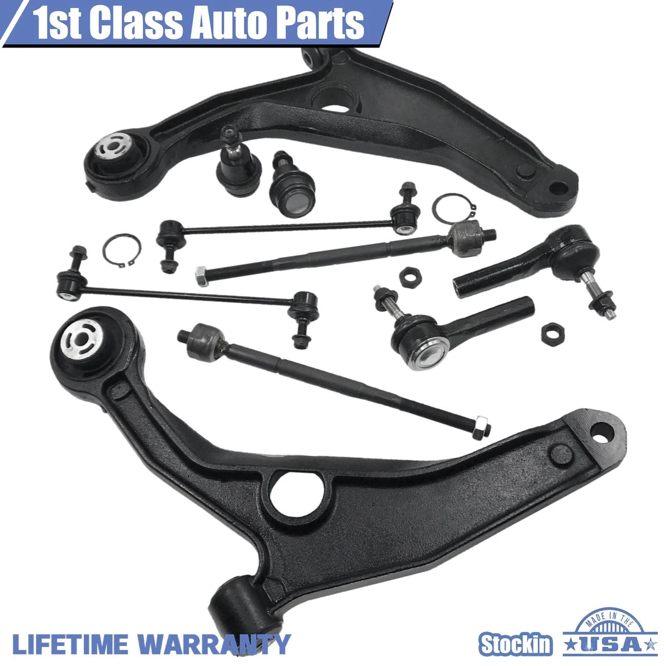 Front Lower Control Arm Sway Bar Link Kit for Dodge Avenger Chrysler 200 (2008–2014)
