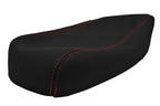 Leather Console Lid Armrest Cover for Nissan Skyline (1993–1998) Red Stitch