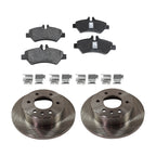 Rear Brake Disc Rotors and Pads Kit for MB Sprinter 2500