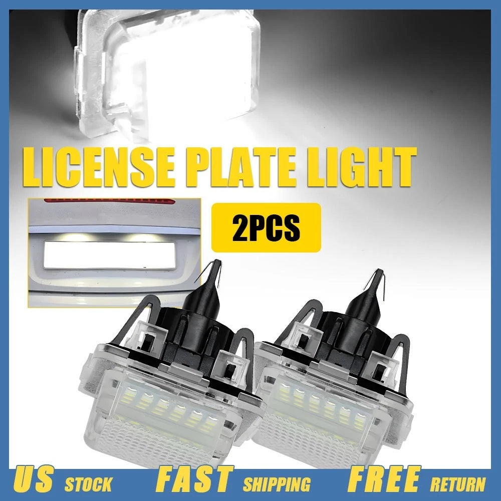 2X Canbus LED License Plate Light Bulbs for Mercedes Benz W204 W212 W221
