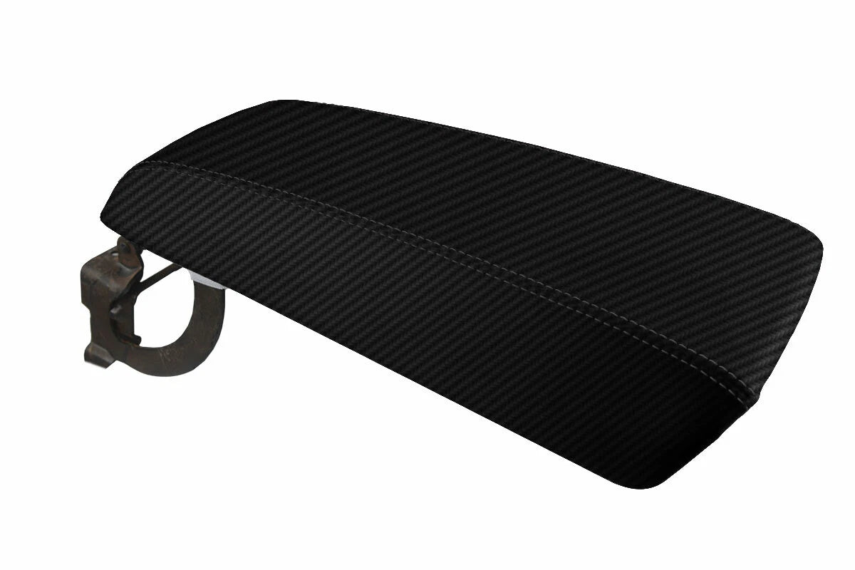 Carbon Fiber Console Lid Armrest Cover for Ford Edge (2011–2020)