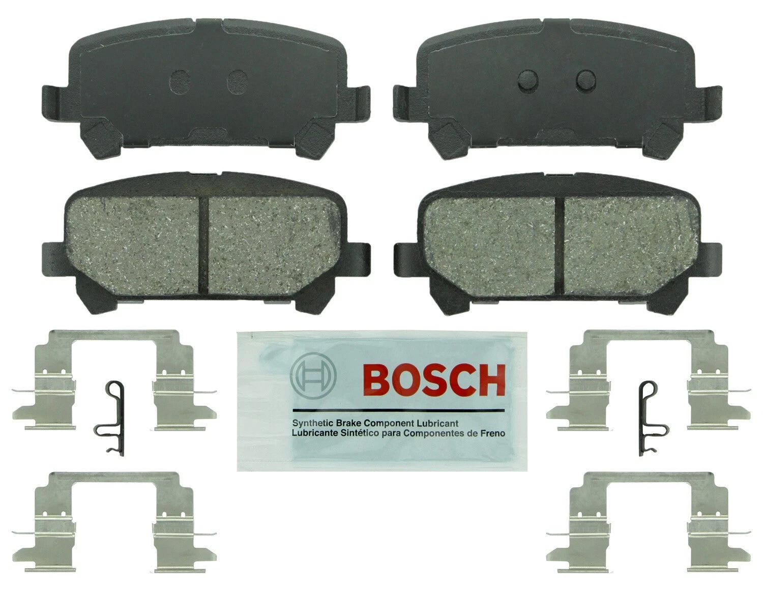 Bosch Rear Blue Brake Pads w/ Hardware for