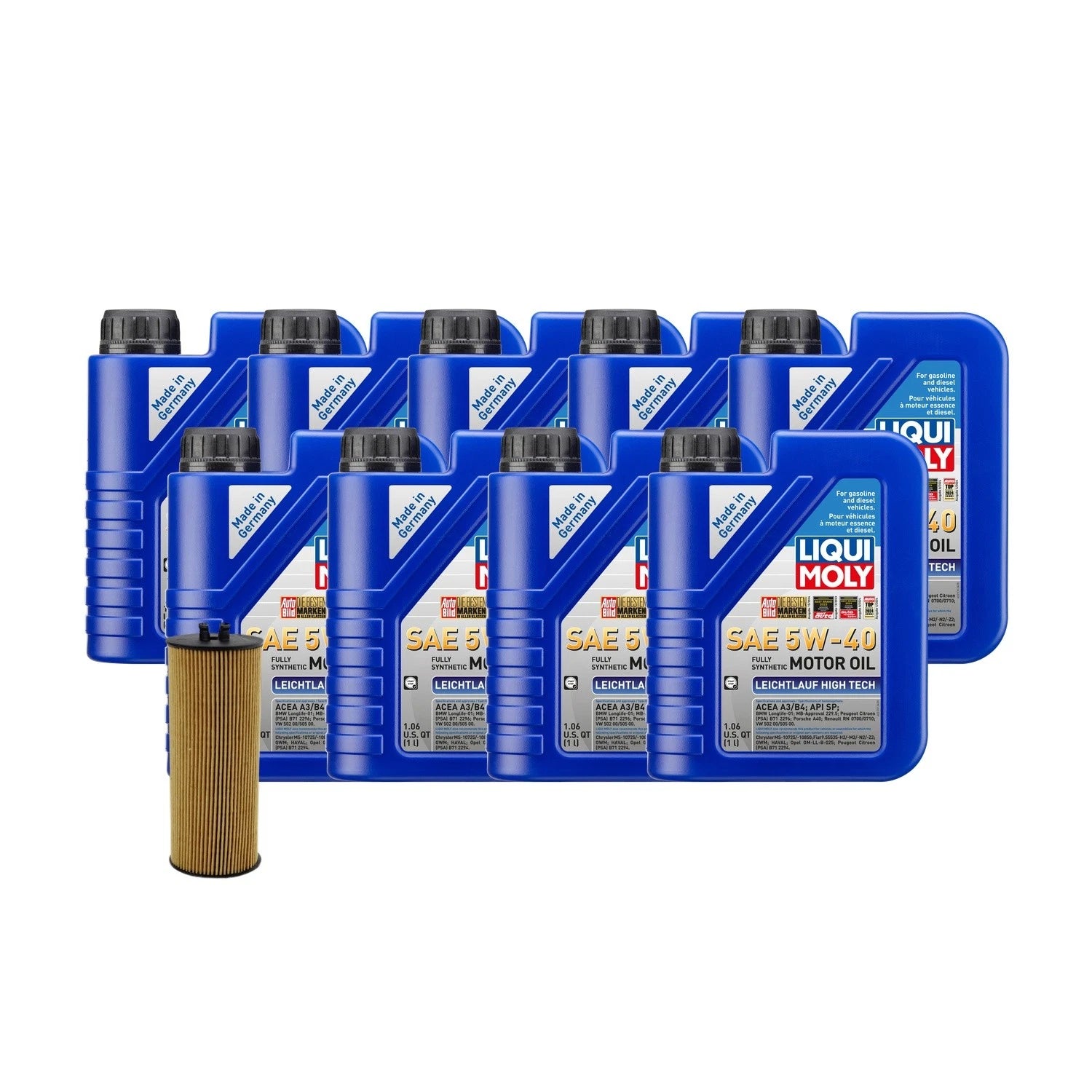 Liqui Moly 5W-40 Oil Change Kit for Mercedes CLS550 (2007–2011)
