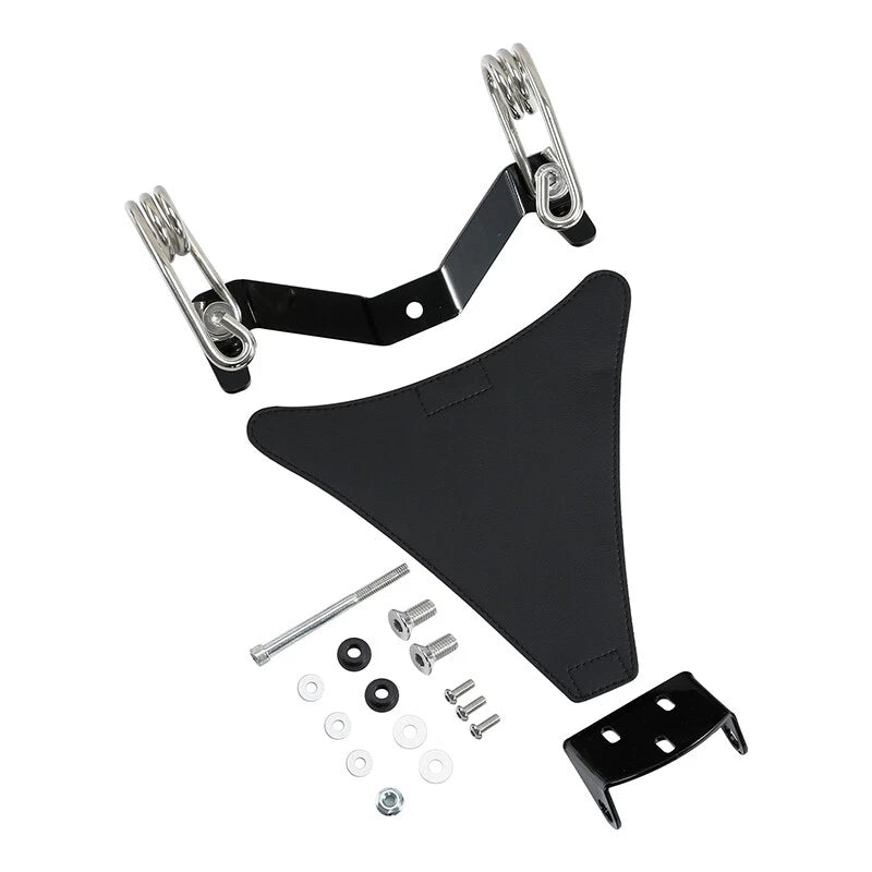 Solo Driver Seat with Spring Brackets for Harley Sportster XL 883 1200 (2004–2023)