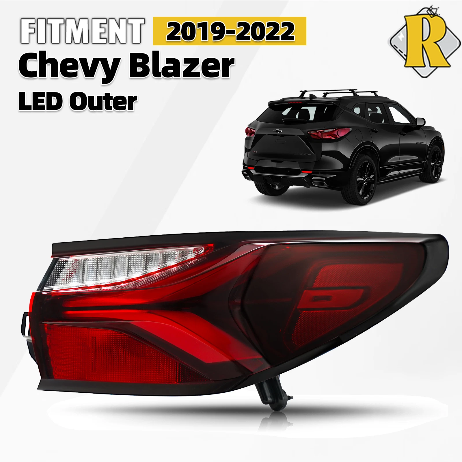 LED Rear Outer Tail Light Brake Lamp for Chevy Blazer (2019–2022)