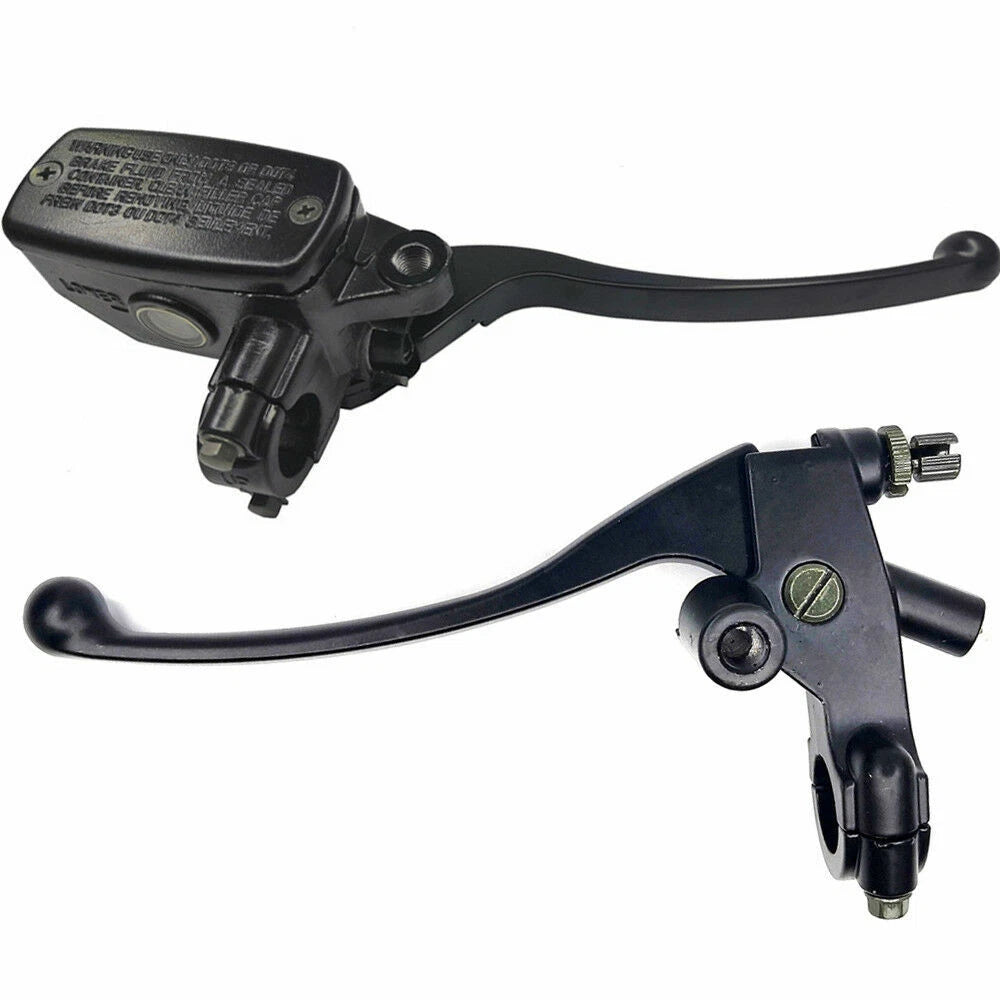 7/8" Handlebar Brake Master Cylinder + Clutch Lever for Motorcycle