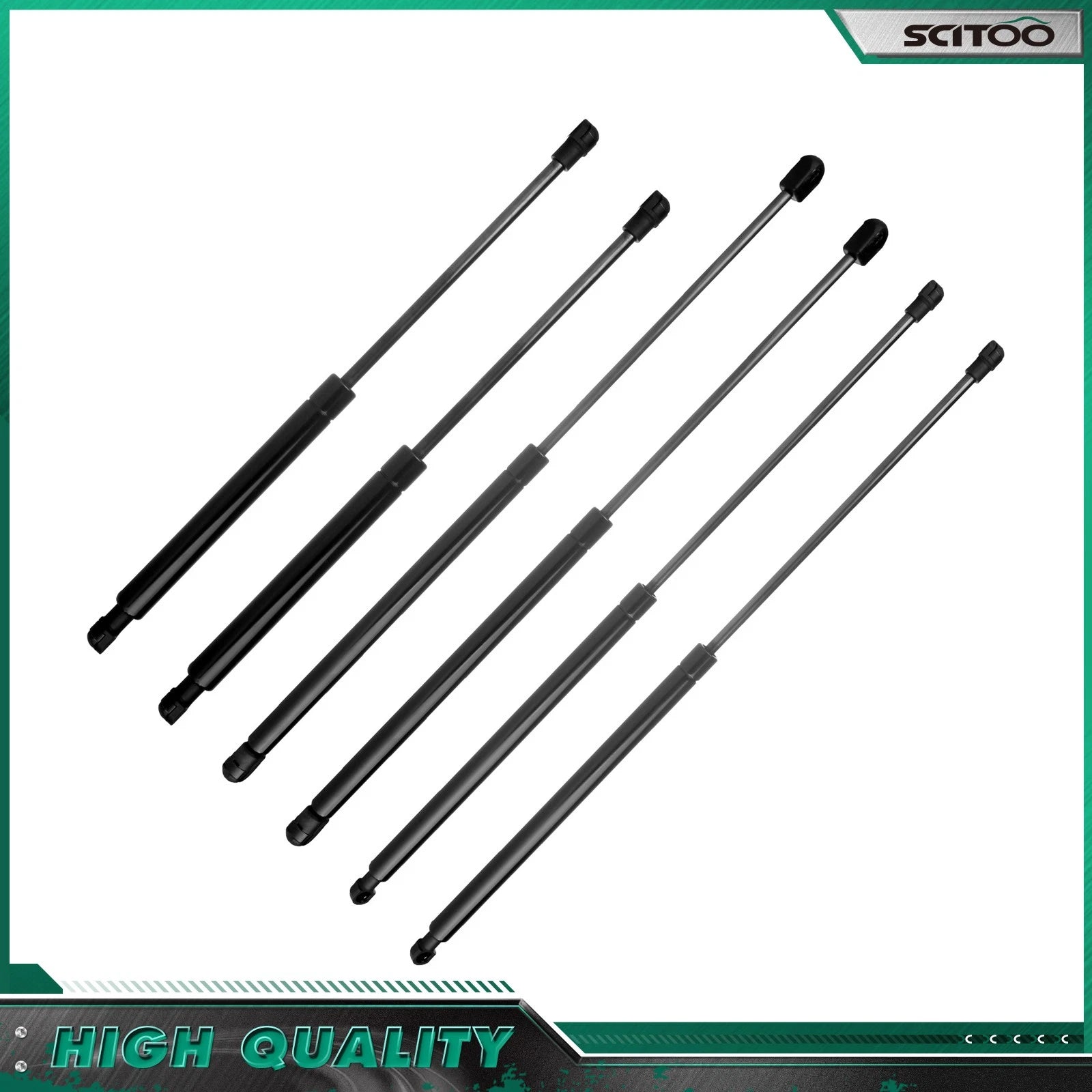 Set of 2 Lift Supports for KIA Sorento (2003–2009)