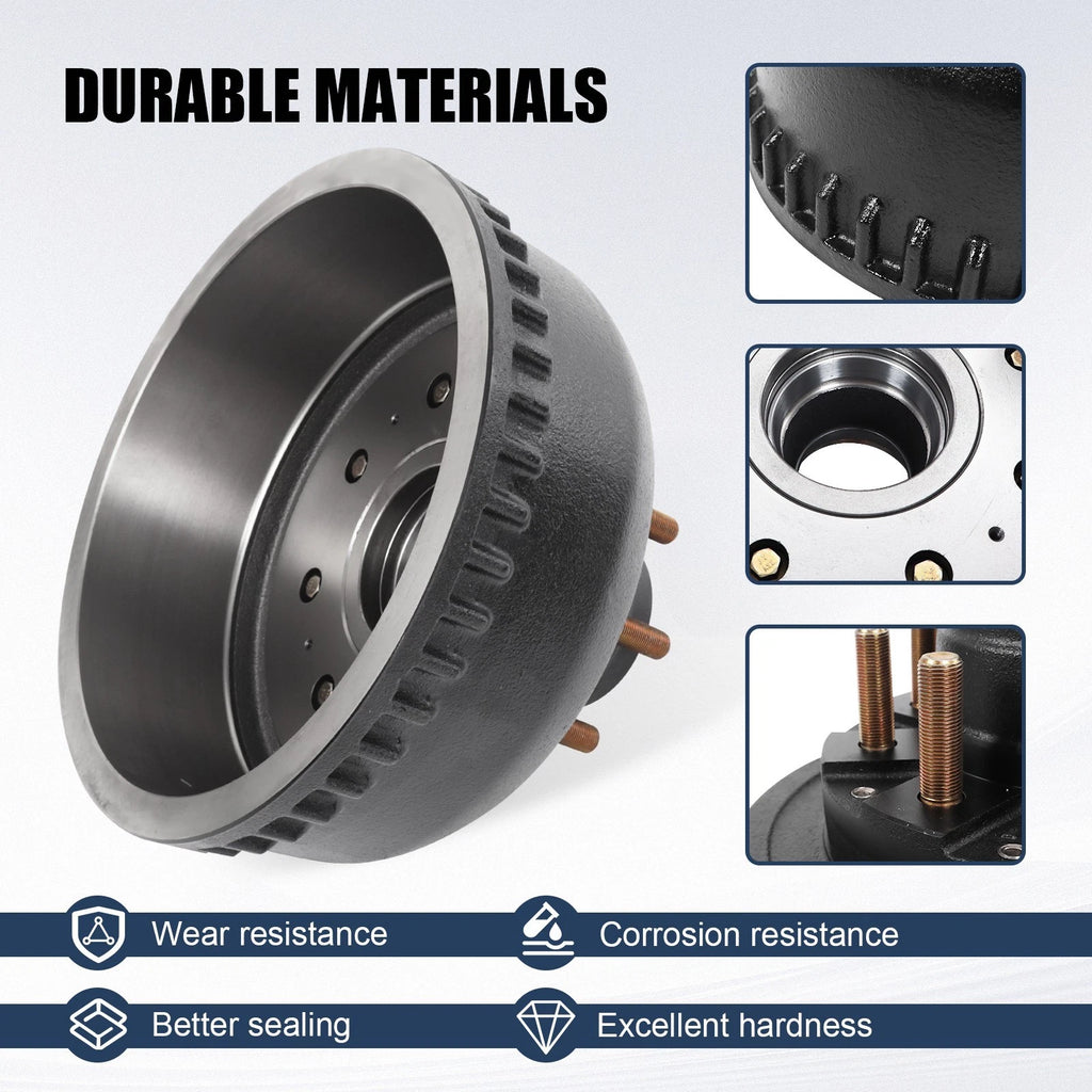 Brake Drum for Trailer Axle (10,000 lb) (12-1/4 x 3-3/8)