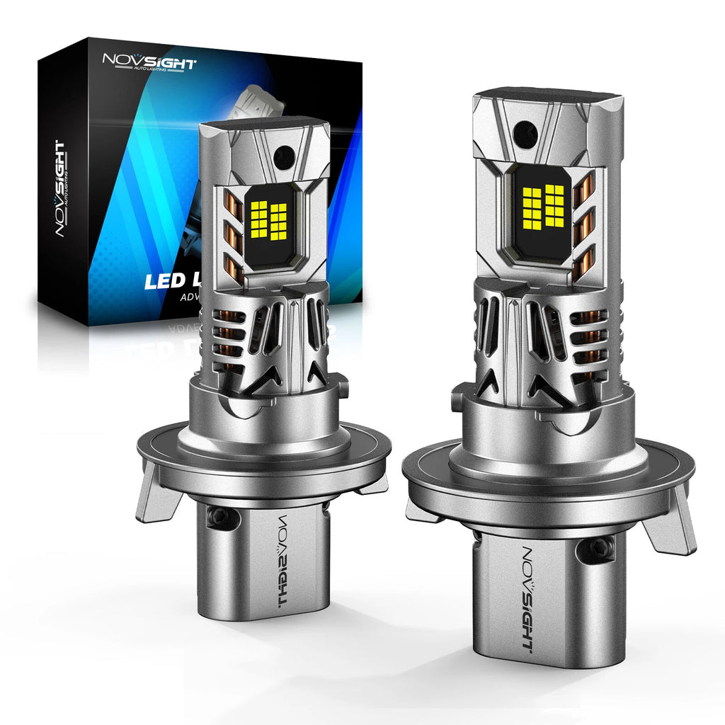 2X H13 9008 LED Headlight Bulbs Kit for 20000LM 6500K