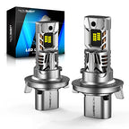 2X H13 9008 LED Headlight Bulbs Kit for 20000LM 6500K