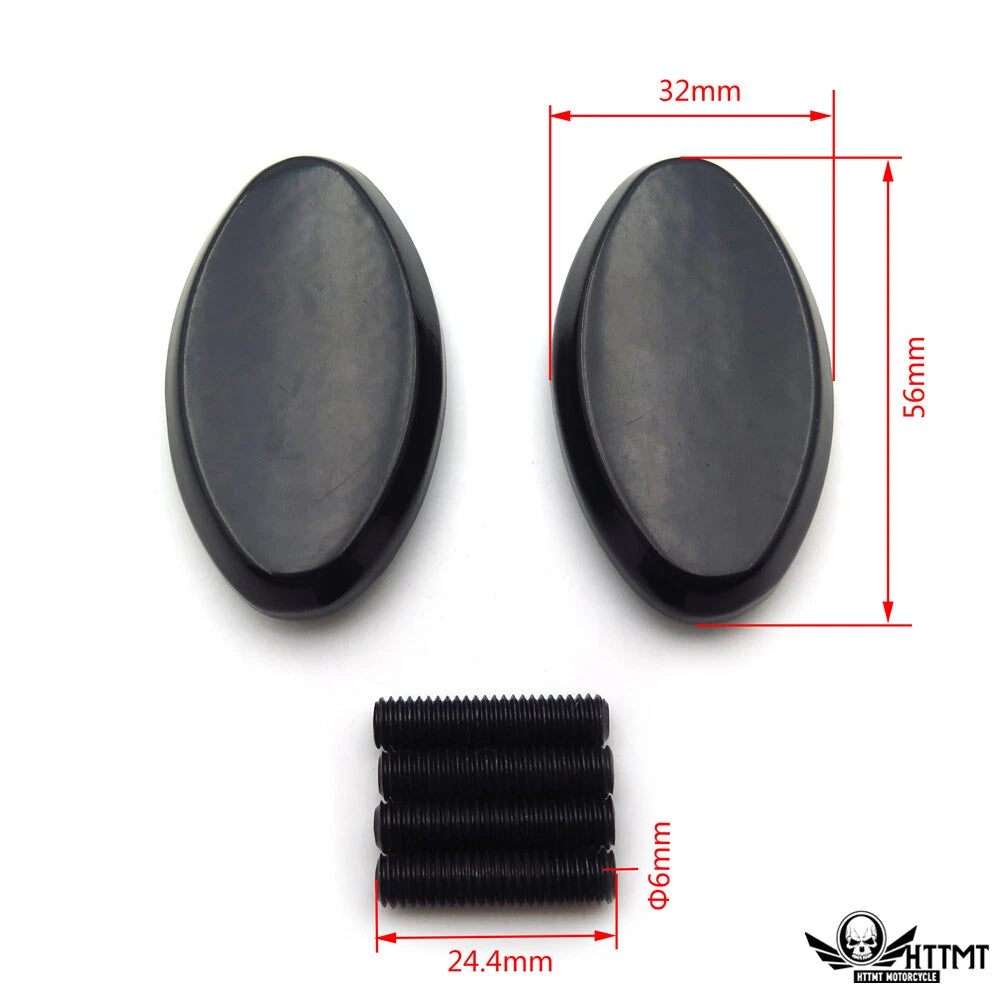 Mirror Plate Block Off for Kawasaki Ninja ZX6R ZX6RR 636 ZX10R (2005–2008)