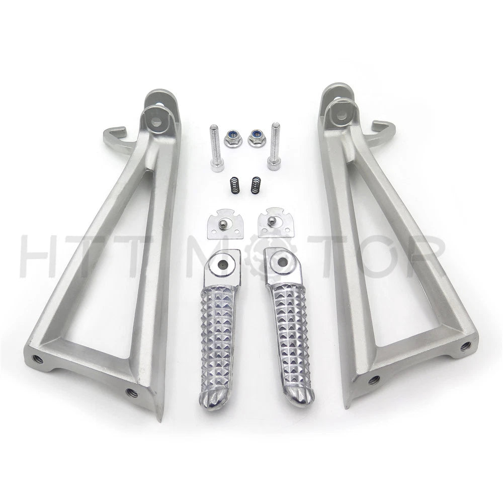 Rear Set Foot Peg Bracket for Yamaha YZF R6 (2006–2012) - Silver Polished