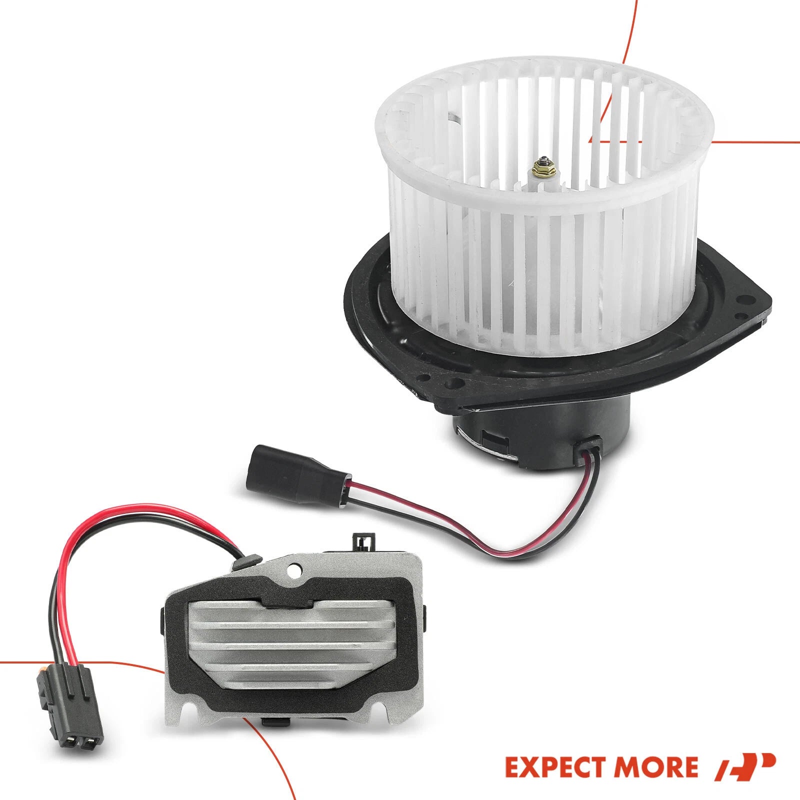 HVAC Blower Motor & Resistor Kit for Chevrolet Corvette (C6, 2005–2013)