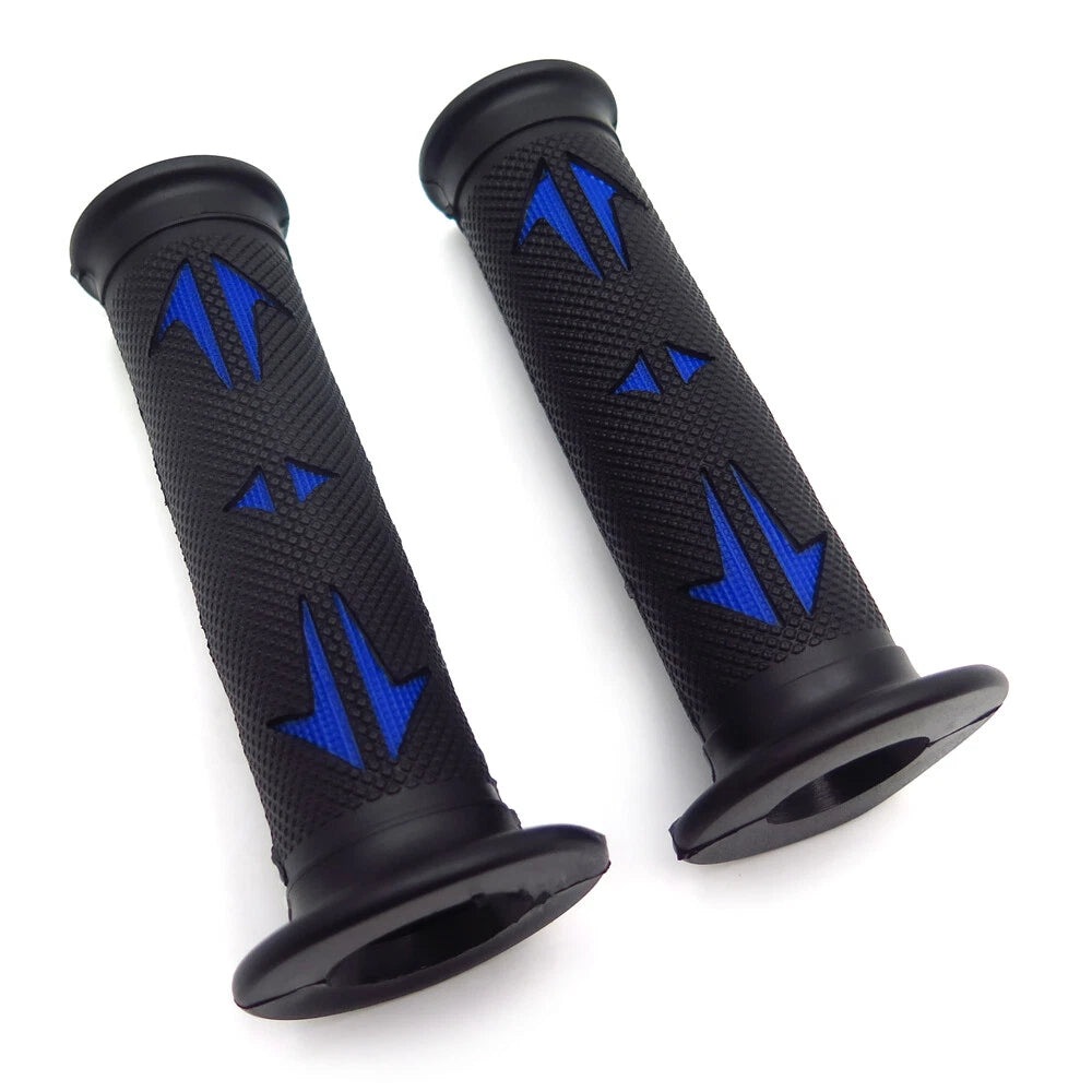 Set of 2 Rubber Hand Grips for Yamaha Dirt Bike (7/8" Left, 1" Right)