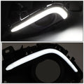 Bumper Fog Light Bezel Cover w/LED DRL/Turn Signal for Mazda 6 (2014–2016)