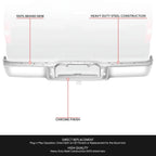Polished Rear Bumper Face Bar for Ford F-150 Fleetside (2004–2006)
