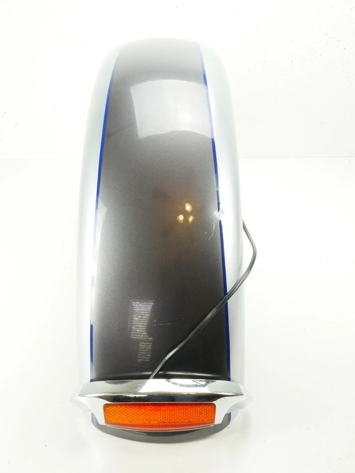 Front Fender for Harley Touring Ultra Limited (2014–2021) Silver Blue Pin Stripe