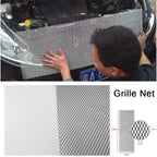 Silver Aluminium Racing Grille Mesh Vent for Universal Car 100x33cm