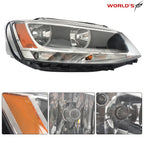 Headlight for Volkswagen Jetta (2011–2018) Passenger Side Halogen