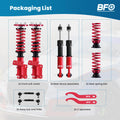 Coilover Shocks Springs Kit for Ford Mustang GT (2005–2014)