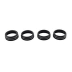 Black AC Climate Control Ring Knob Trim for Toyota Tacoma (2016–2023)
