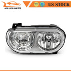 Chrome Housing Headlights Assembly L+R for Dodge Challenger (2008–2014)