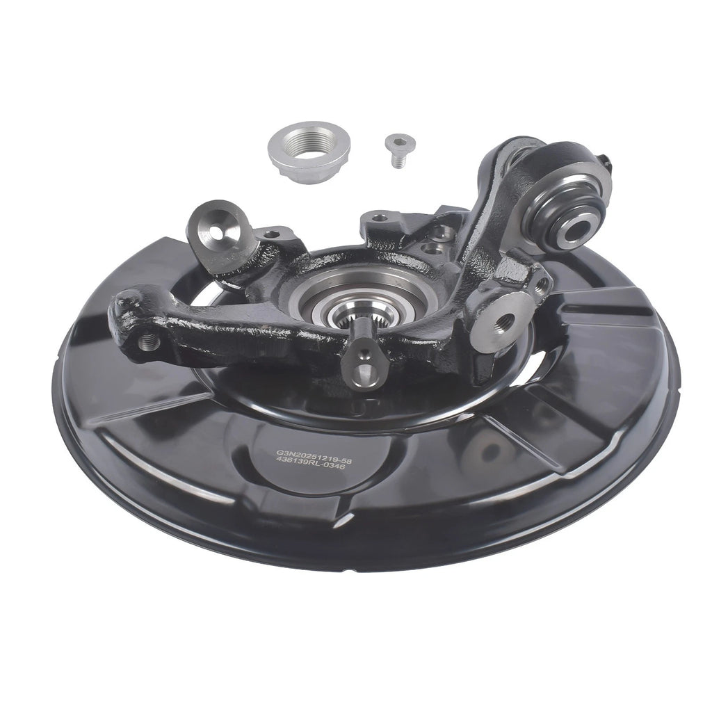 Rear Driver Side Steering Knuckle & Hub Bearing for BMW 335i 2007–2013