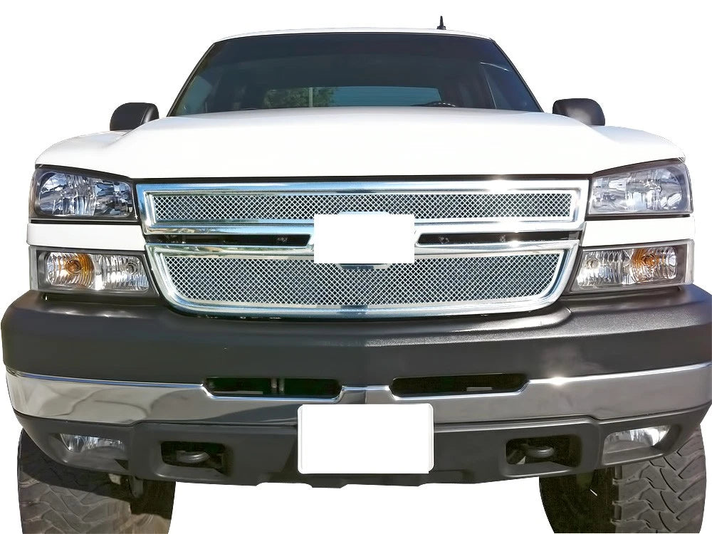 Stainless Chrome Mesh Grille for Chevy Silverado 1500/2500HD (2006)