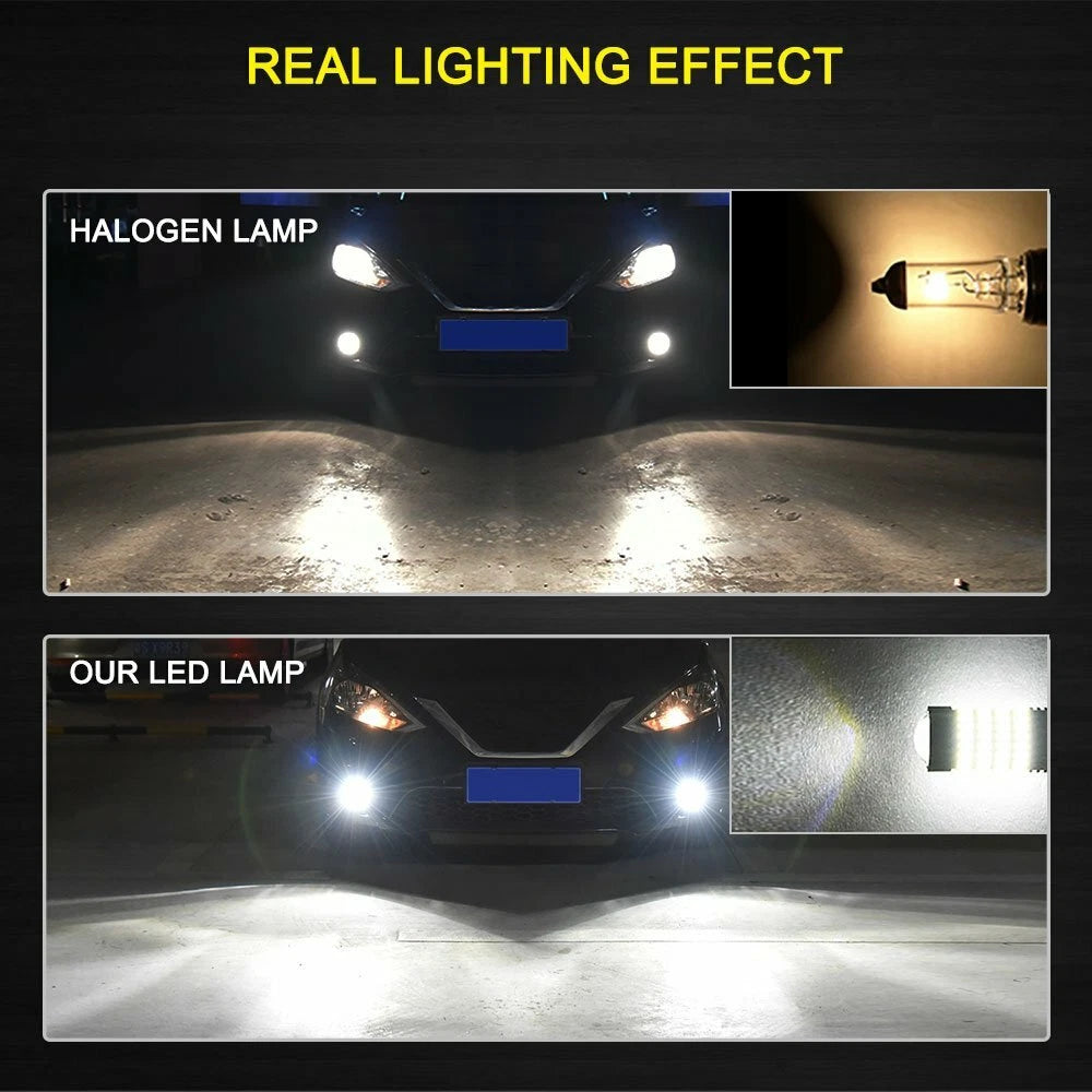 2X LED White 6000K Reverse Turn Signal Bulbs for Make Model (YYYY–YYYY)