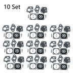 10x Carburetor Gasket Kit for Kawasaki TG20 TG24 TG25 TG33 TD24 TD25 TD33
