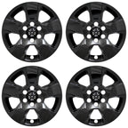 2019-2022 Dodge Ram 1500 Truck 4 Black 18" Wheel Skins Hub Caps Rim Covers | Plastic | 18 in
