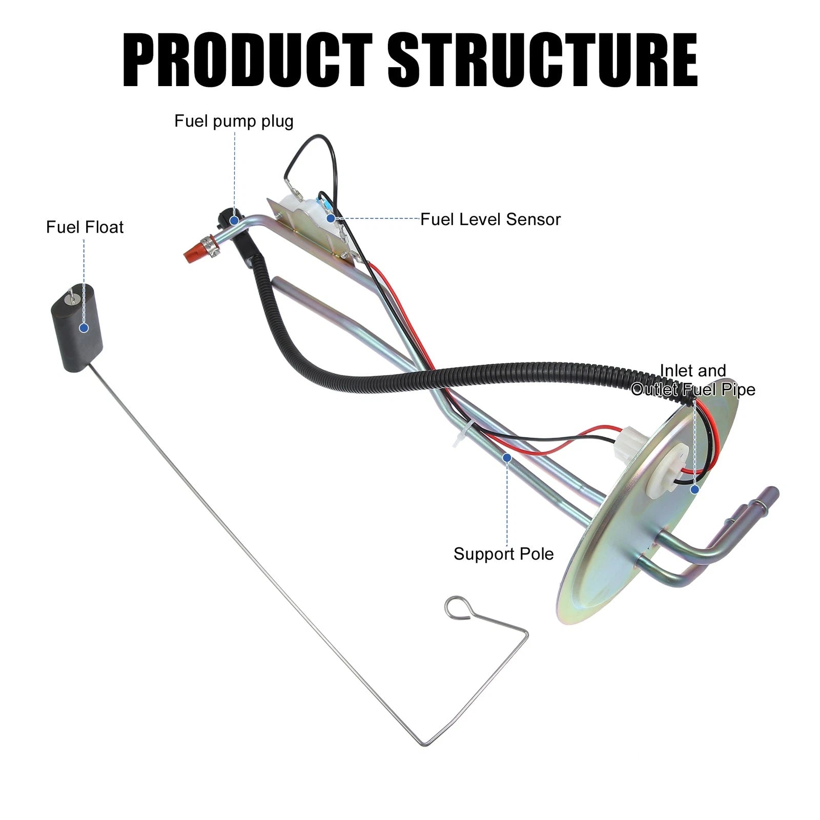 Fuel Pump Sender Unit for Ford F-250 6.0L Diesel (2003–2007) 6C3Z-9275-VA
