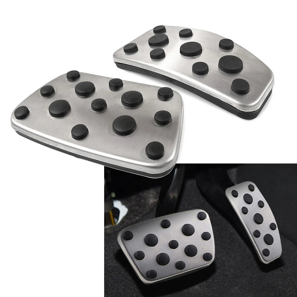Accelerator Brake Pedal Pad Covers for Toyota Land Cruiser LC200 (2013–2021)
