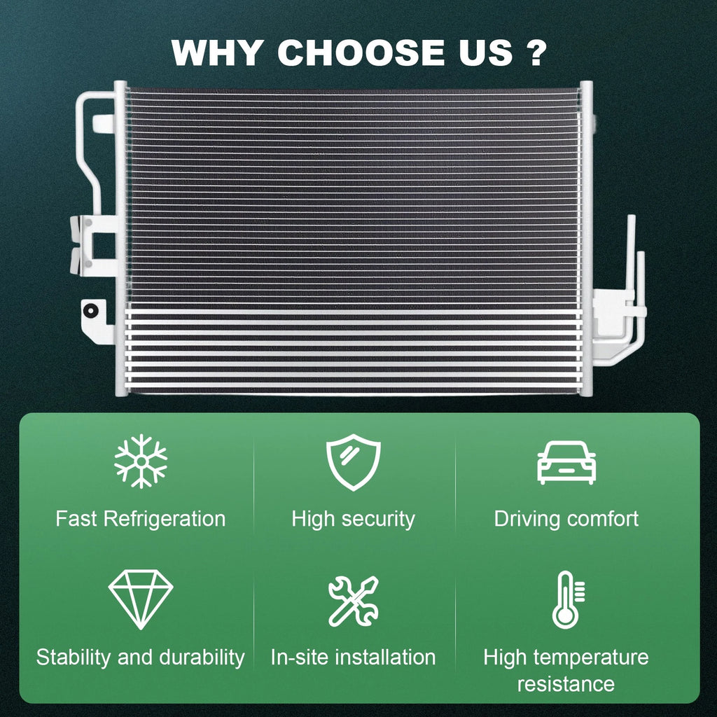 AC Condenser for Ford Escape, Mercury Mariner, Mazda Tribute (2008–2011)