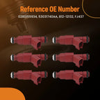 6 Gas Fuel Injectors for Dodge Ram 1500 2500 3500 Van 5.9L (2000–2003) FJ437