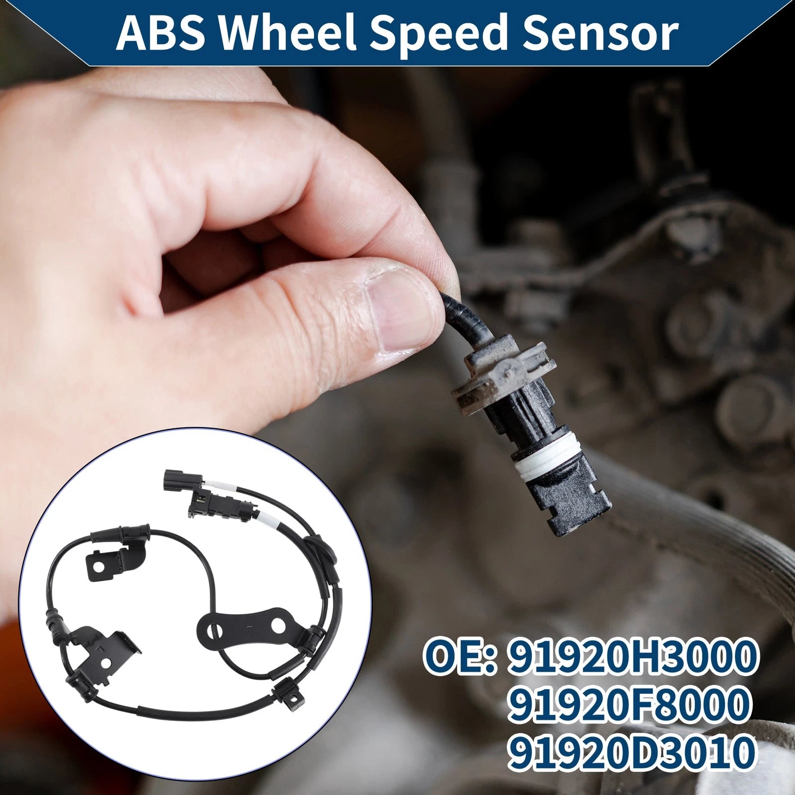 ABS Wheel Speed Sensor for Hyundai Tucson (2016–2021) No. 91920H3000/91920F8000