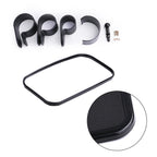 1.5" 1.75" 2" Bar Rectangular Rear View Mirror for Kawasaki Mule Can-Am Commander