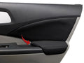 Rear Armrest Door Panel Cover for Honda CR-V (2012–2016) Black PVC Leather