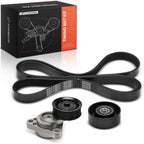 3X Serpentine Belt Drive Component Kit for Chevrolet Corvette (2005–2013)