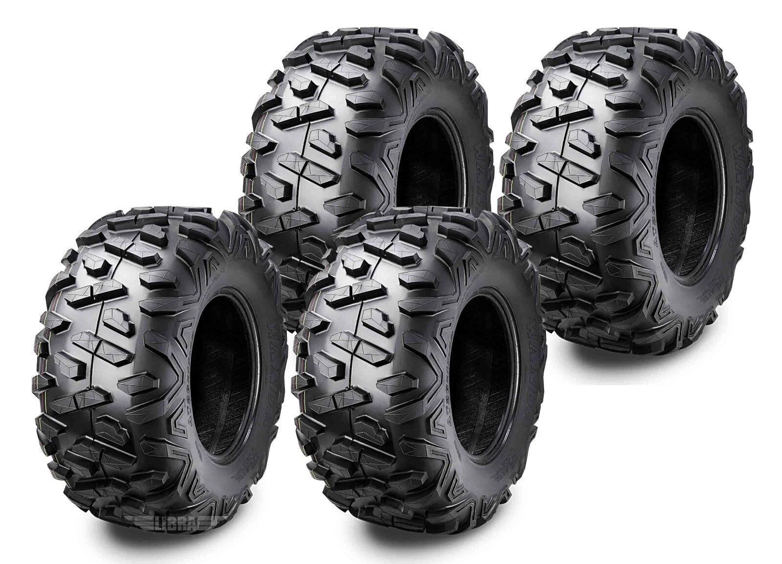 Set of 4 Wanda UTV ATV Tires 26x10-12 6PR Deep Tread for UTV/ATV