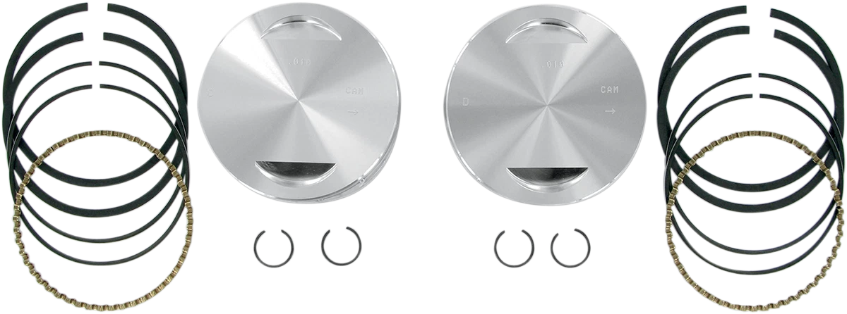 Piston Kit for S&S Cycle 113" Super Sidewinder (1992–2011) - 4.000" +0.010"