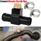 Aluminum Heater Hose Connector for Nissan 350Z Z33 Z34 370Z / Infiniti G35 G37