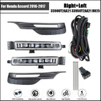 Fog Lights for Honda Accord Sedan 2016–2017 with Black Bezel LED Kit