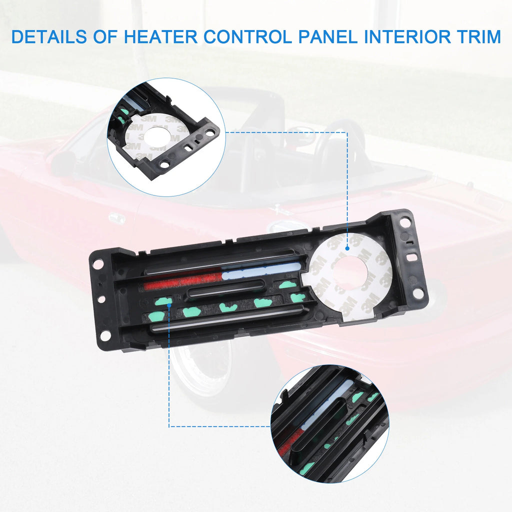 AC Heater Control Panel Plate for Mazda Miata (1990-1997)