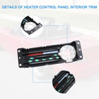 AC Heater Control Panel Plate for Mazda Miata (1990-1997)
