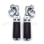 Chrome 25mm Gear Skull FootPeg for Honda GoldWing, Kawasaki, Suzuki, Triumph